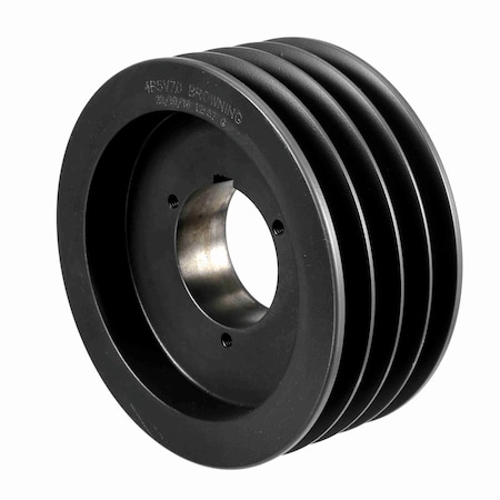 Browning 4 Groove Cast Iron Bushed Bore Multiple Sheave, 4B5V70 4B5V70